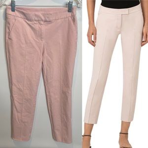 Akris punto blush Pink pants 2 stretchy pockets capri chino summer short